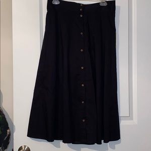 Universal Thread Black Flare Skirt